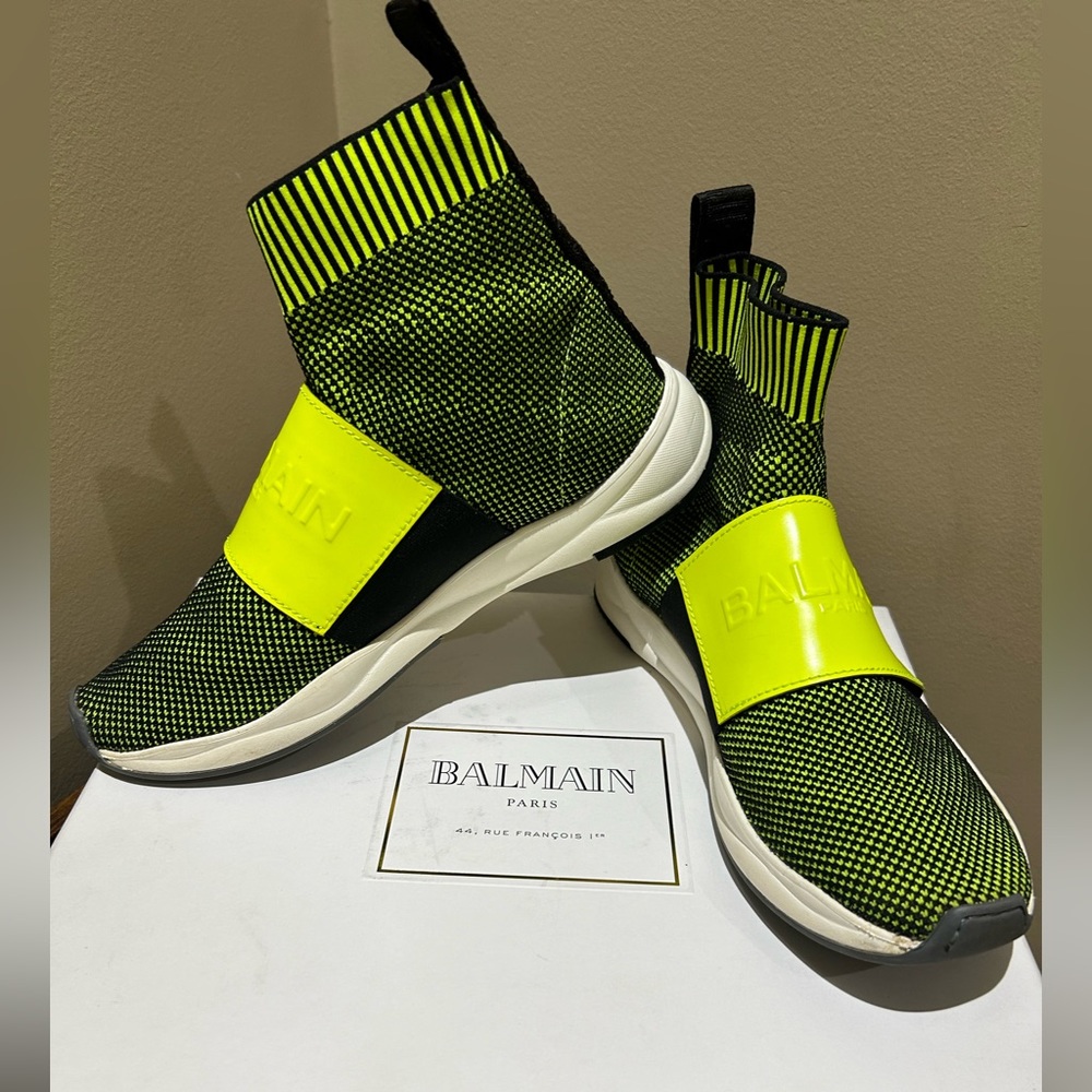 Balmain Cameron Mesh Leather Strap